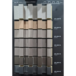 Jual WP 6005 PB Mocha | TACO WPC Deco Panel Small Waves | Wall Panel ...
