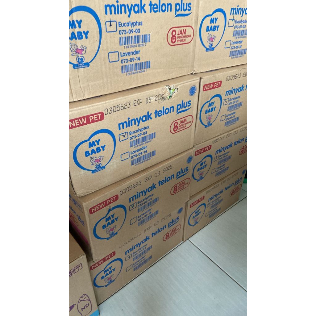 Jual My Baby Minyak Telon Plus Eucalyptus 150 ml 1 karton 48 pcs ...