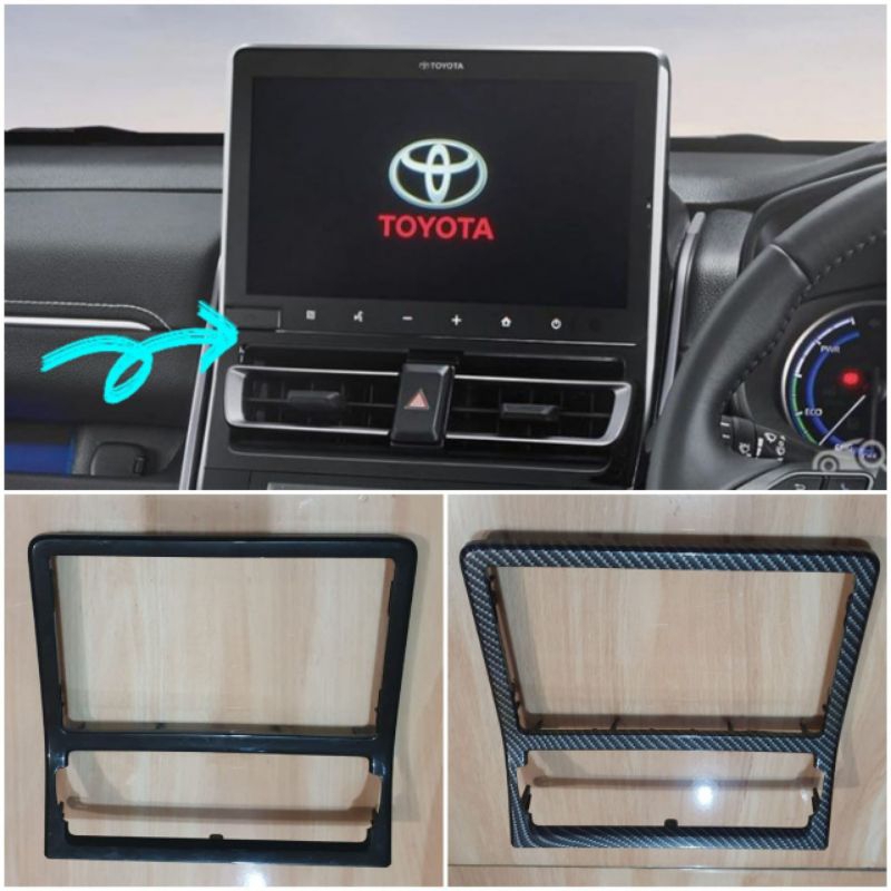 Jual FRAME COVER TAPE AUDIO HEAD UNIT TOYOTA INNOVA ZENIX | Shopee ...