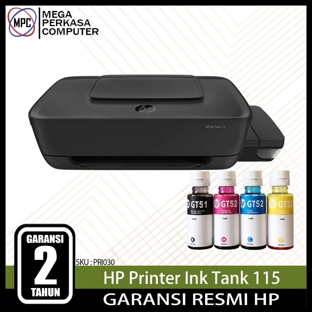 Jual Printer Ink Tank HP 115 New Original 2LB19A Infus Inktank A4 GT51