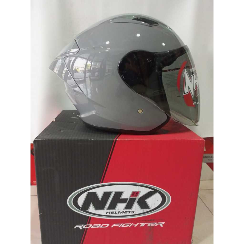 Jual HELM NHK R1 Elite (Dim Grey) | Shopee Indonesia