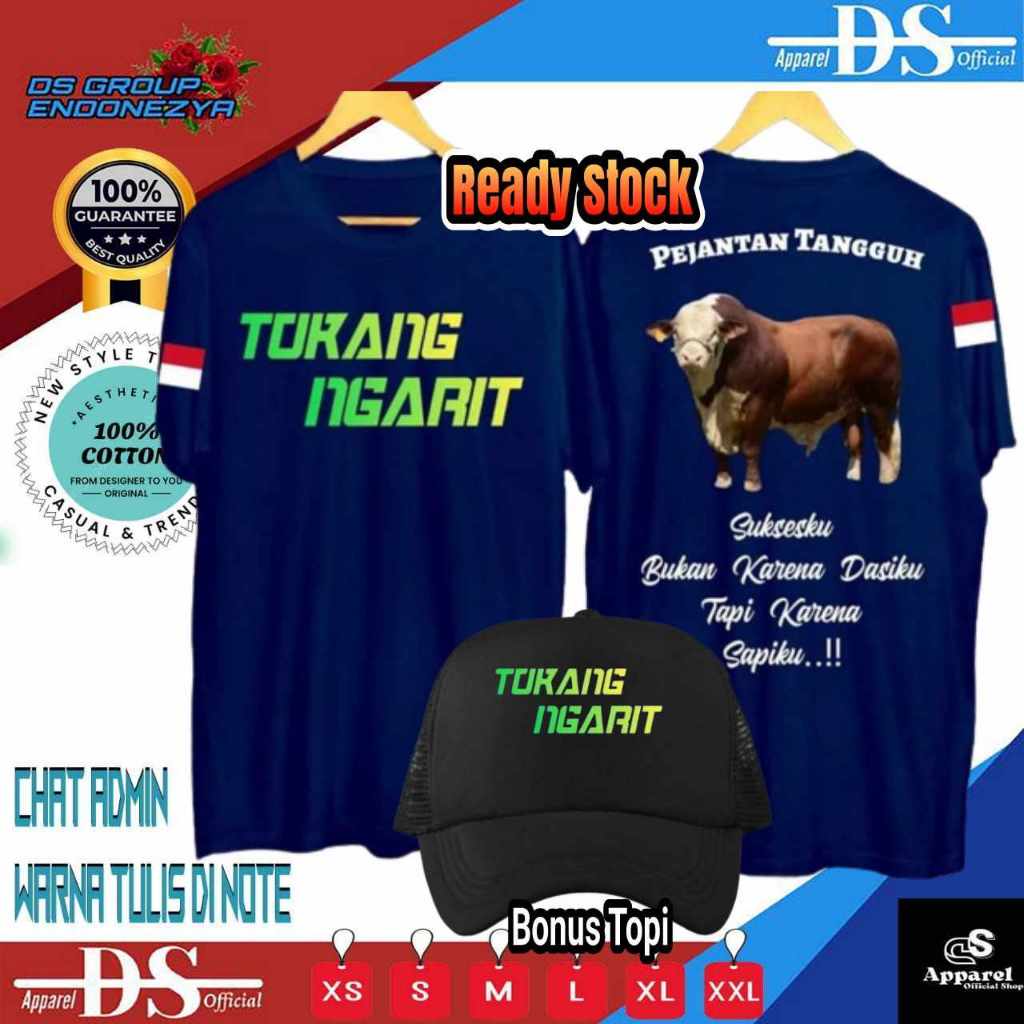 Jual KAOS PRIA KEREN TUKANG NGARIT PETERNAK SAPI SUKSESKU BUKAN KARENA ...