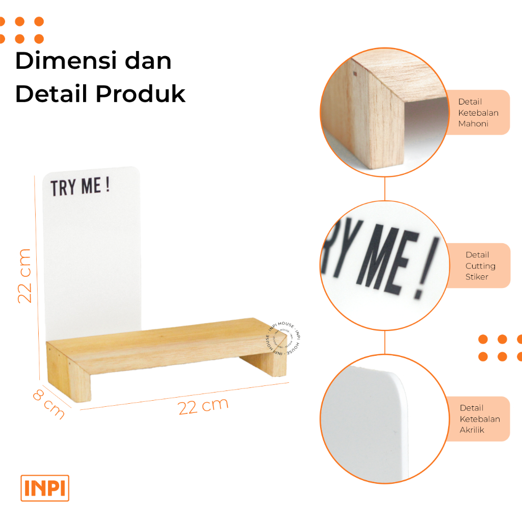Jual INPI HOUSE Counter, POP Display - Rak Display Kopi Teh, Pameran ...