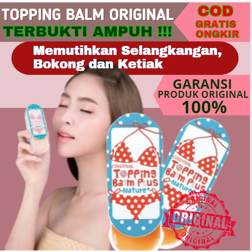 Jual Cindynal Topping Balm Plus Thailand Original Krim Cream Pencerah ...