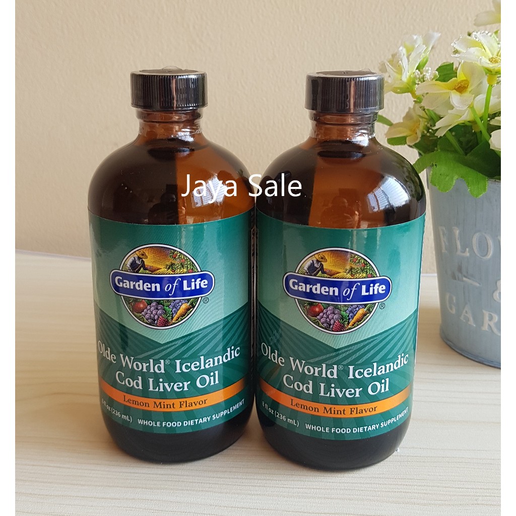 Jual Garden of Life Cod Liver Oil 236 ml Shopee Indonesia