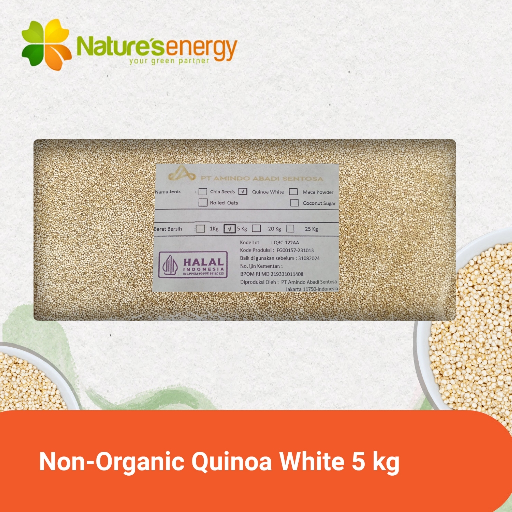 Jual Non Organic Quinoa White 5 kg | Shopee Indonesia