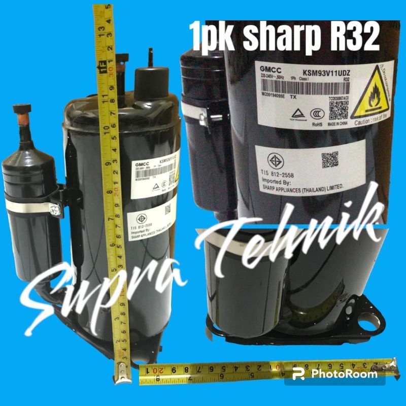 Jual kompresor ac sharp 1pk R32 ksm93 original | Shopee Indonesia