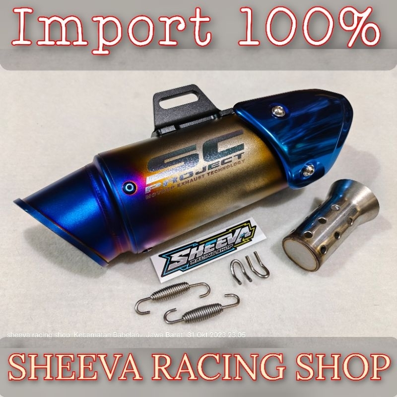 Jual SILINCER KNALPOT RACING IMPORT TAIWAN INLET 50MM COCOK UNTUK R25 ...