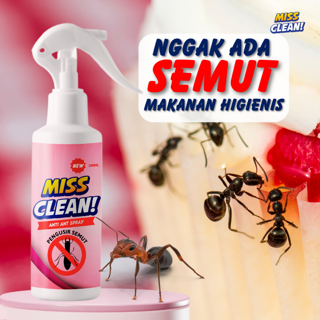Jual MISS CLEAN Pengendali Pengusir Semut Spray Super Ampuh | Shopee ...