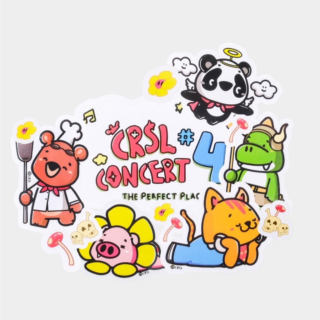 Jual CRSL Concert 2023 Sticker Pack Colorful | Shopee Indonesia