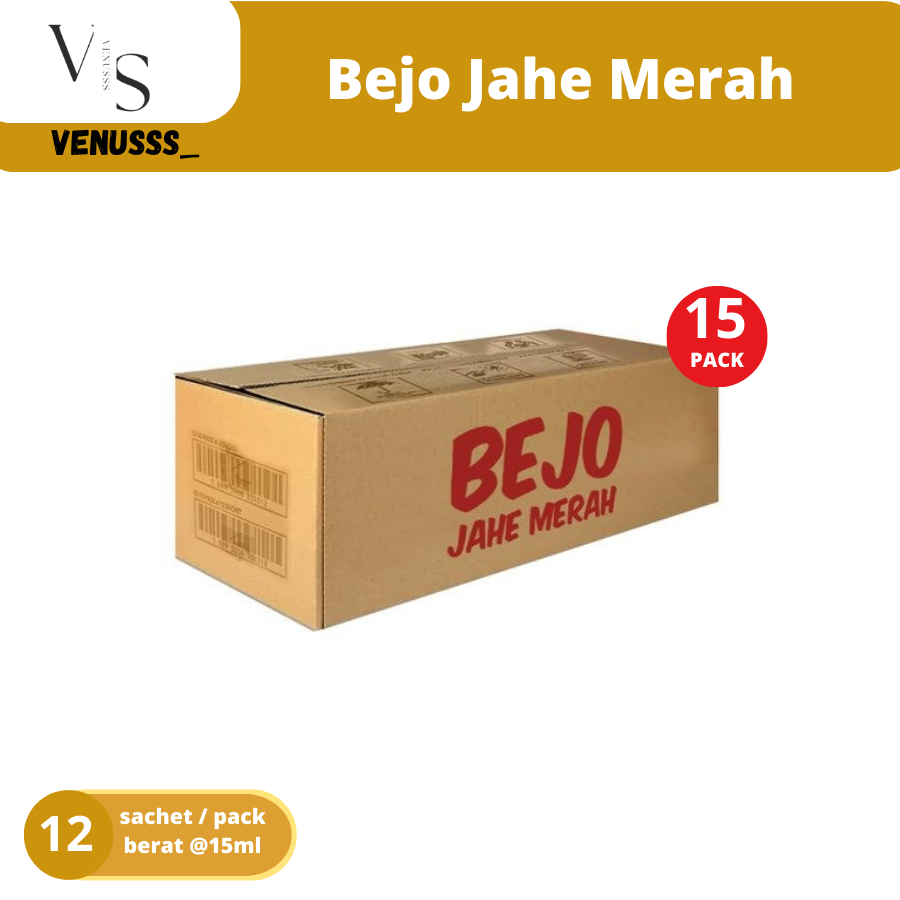 Jual Bejo Jahe Merah 1 Dus / 1 Karton isi 15 box ( 12 sachet ) | Shopee ...