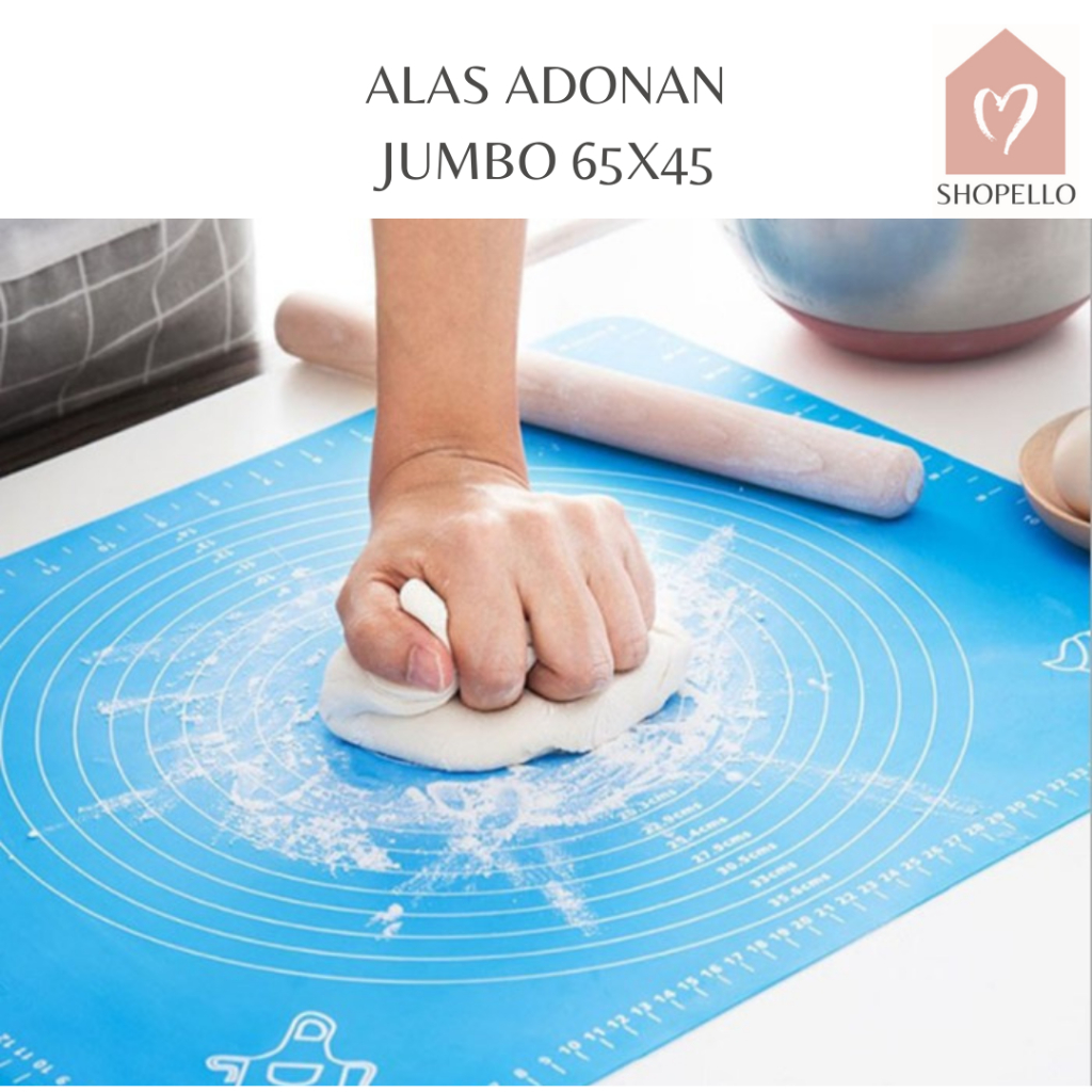 Jual Shopello Alas Adonan Kue Jumbo X Cm Silikon Alas Ukur Silicone