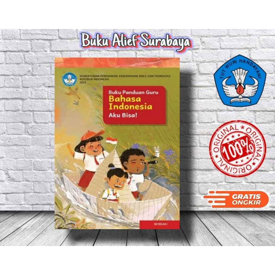 Jual Buku Panduan Guru Bahasa Indonesia Kelas 1 SD Original Kurikulum ...