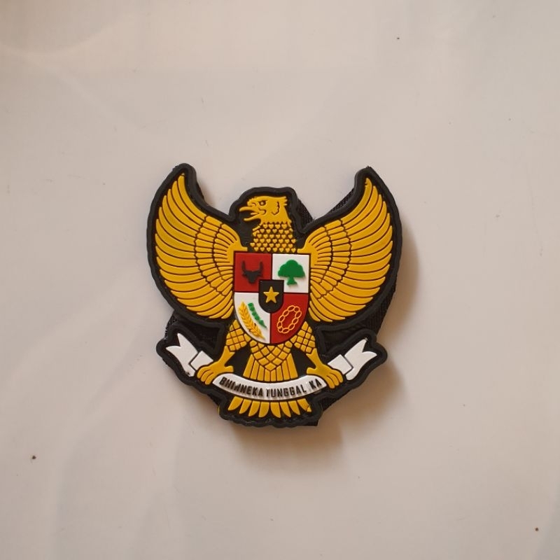 Jual Patch Rubber Logo Garuda Nkri Harga Mati Bendera Indonesia Tempelan Emblem Aksesoris