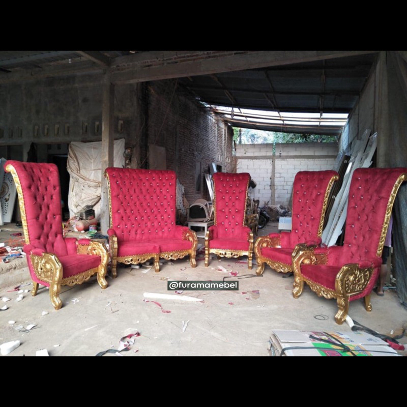 Jual Kursi Pelaminan Bellagio Kursi Sofa Pelaminan Belagio Jati Kursi Pelaminan Pengantin 6649