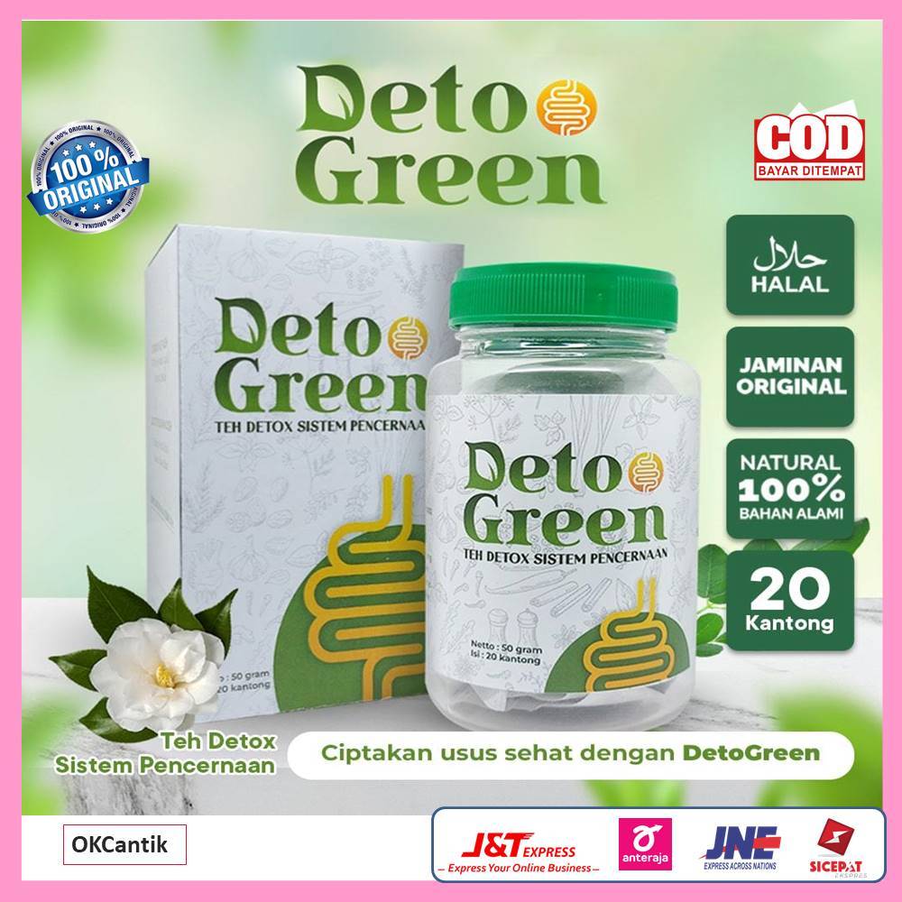 Jual Deto Green Teh Penurun Berat Badan Pelangsing Herbal Detogreen