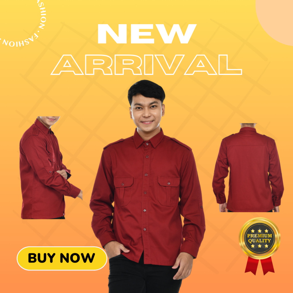 Jual Baju Kemeja PDL Lengan Panjang Pria - Seragam Pakaian Kerja Dinas ...