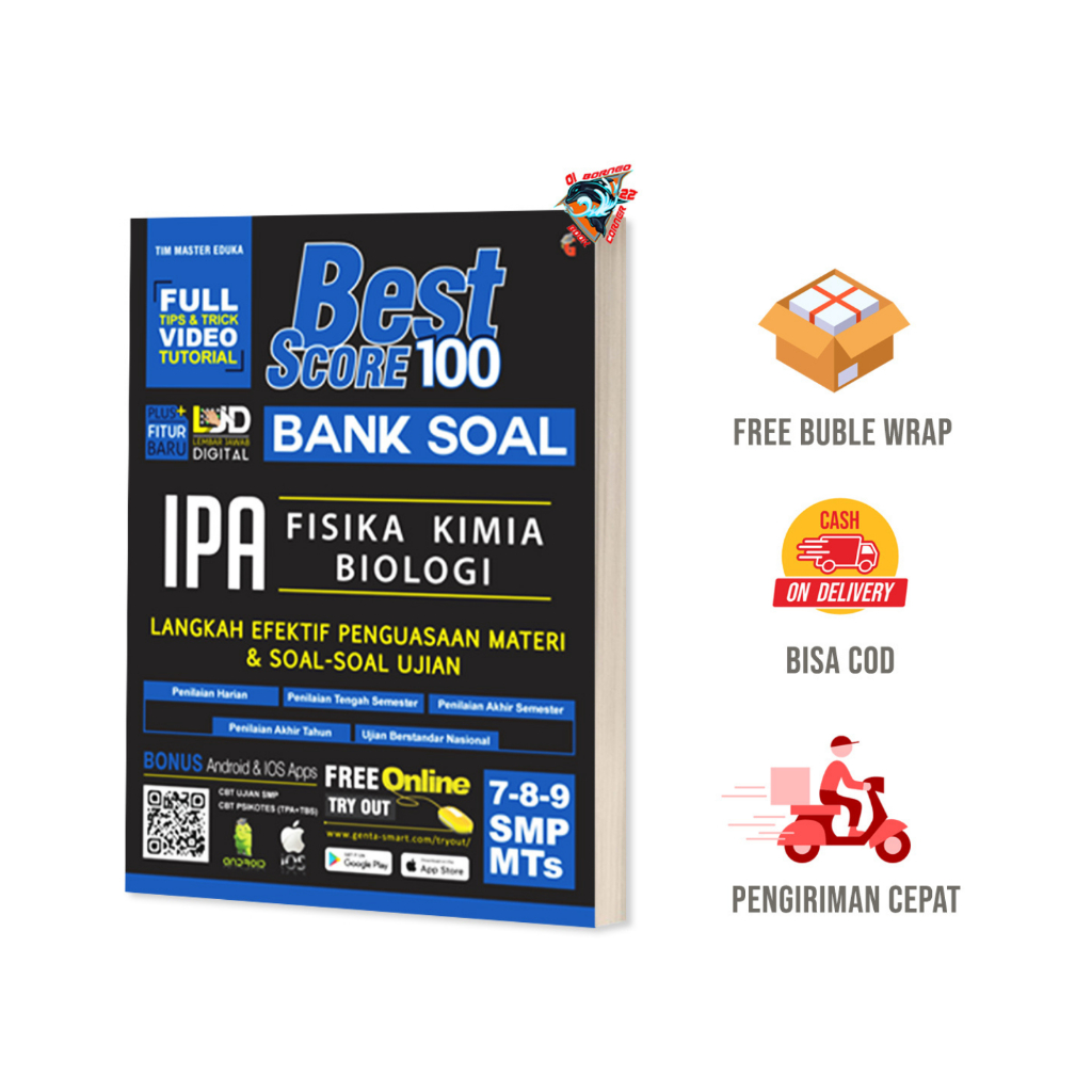 Jual BUKU SOAL SMP BEST SCORE 100 BANK SOAL IPA SMP/MTS 7-8-9 | Shopee ...