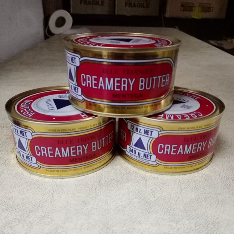 Jual Blue Triangle Creamery Butter Mentega Segitiga Caping Kemasan 340 ...