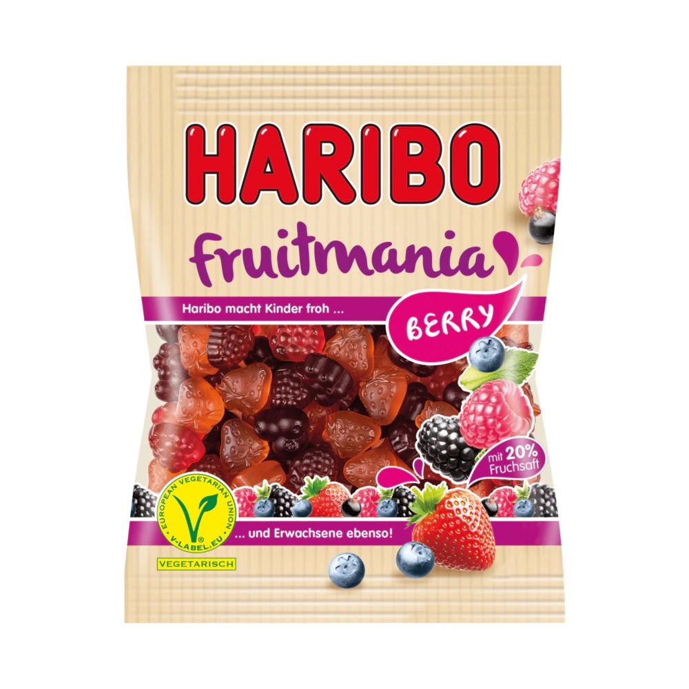 Jual Haribo Fruitmania Berry Gummies 175 Gram | Shopee Indonesia