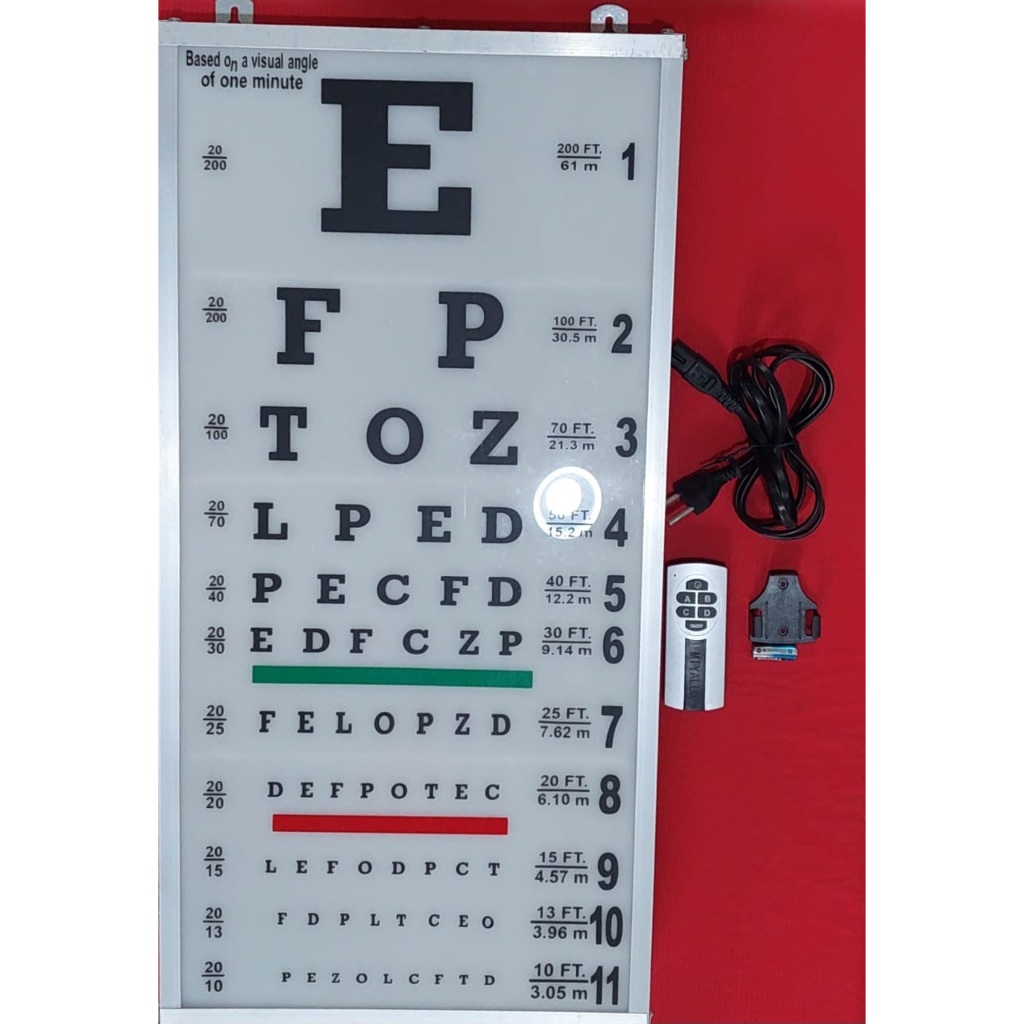 Jual Snellen Chart Electric | Shopee Indonesia