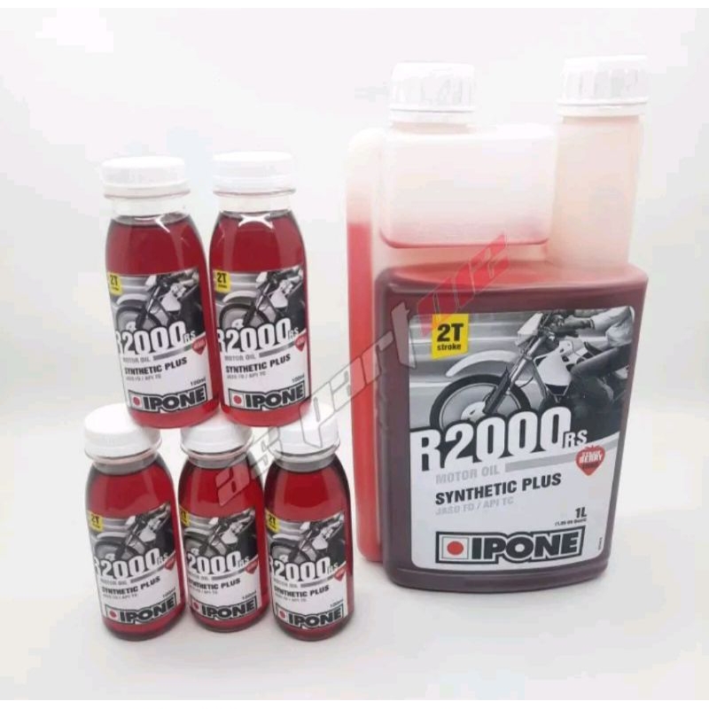5 Liter IPONE SAMURAI Oil Promo 4L + 1l Free 5L 2T 100% Synthetic 2 Stroke