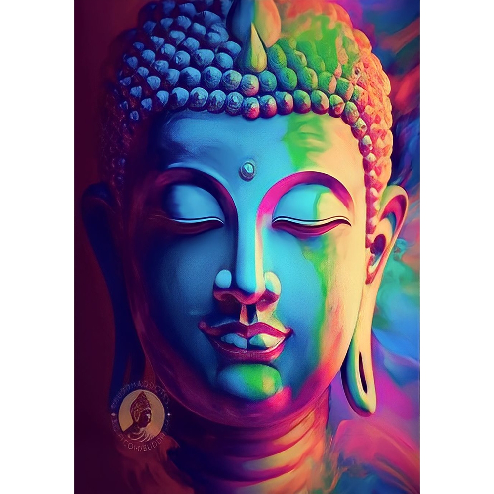 Jual Lukisan Poster Cetak Gambar Buddha Art Ukuran Jumbo Code 31 40