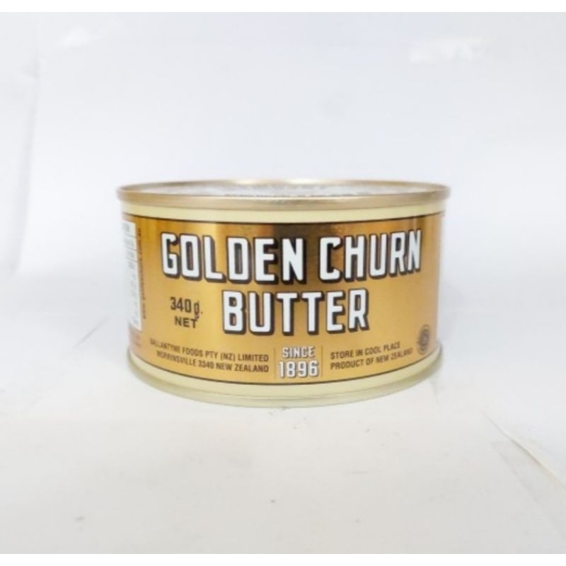 Jual Butter Golden Churn 340 gram New Zealand | Shopee Indonesia