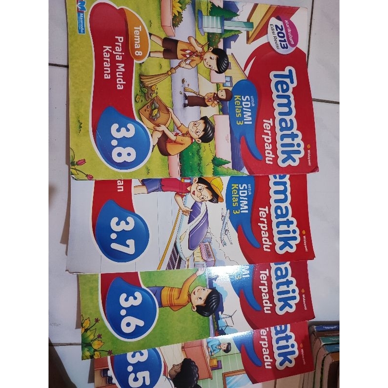 Jual Buku tematik terpadu SD/MI kelas 3 tema 5 6 7 8 revisi K13N ...