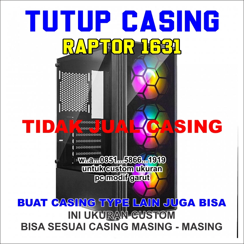 Jual SIDE PANEL PC RAPTOR 1631 HANYA TUTUP SAJA | Shopee Indonesia