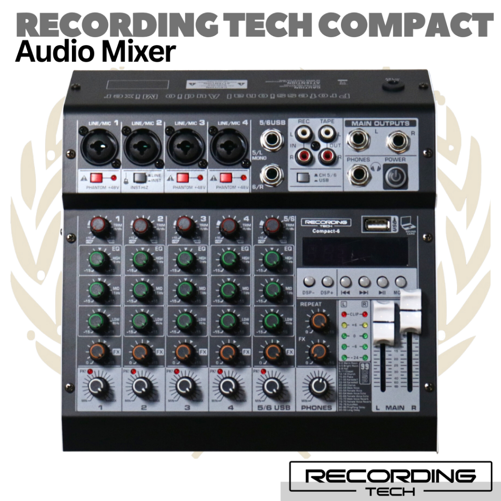 Jual RECORDING TECH COMPACT 4 / 6 Audio Mixer Channel | Compact4