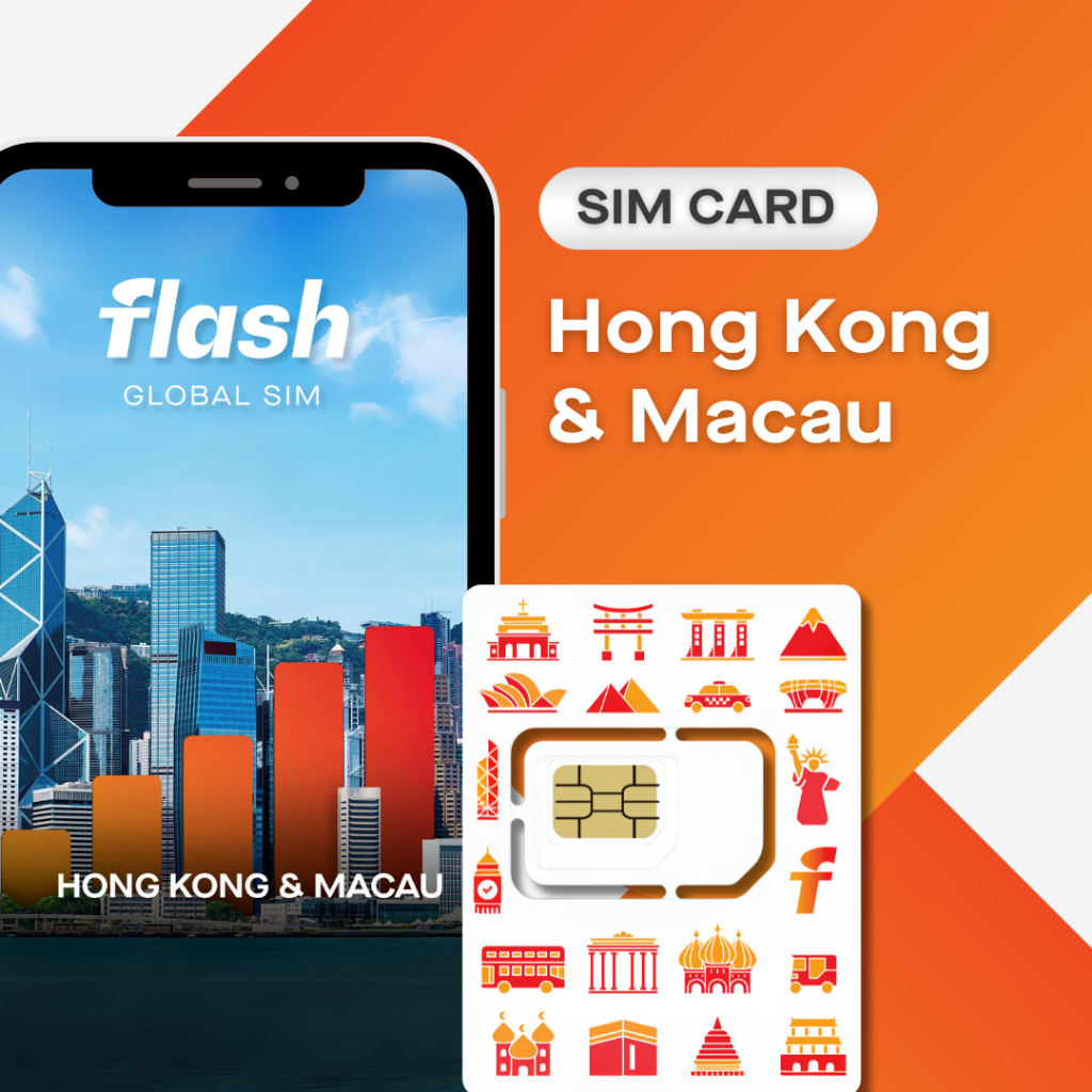 Jual Sim Card Hong Kong, Macau Unlimited Card (Simcard Hong