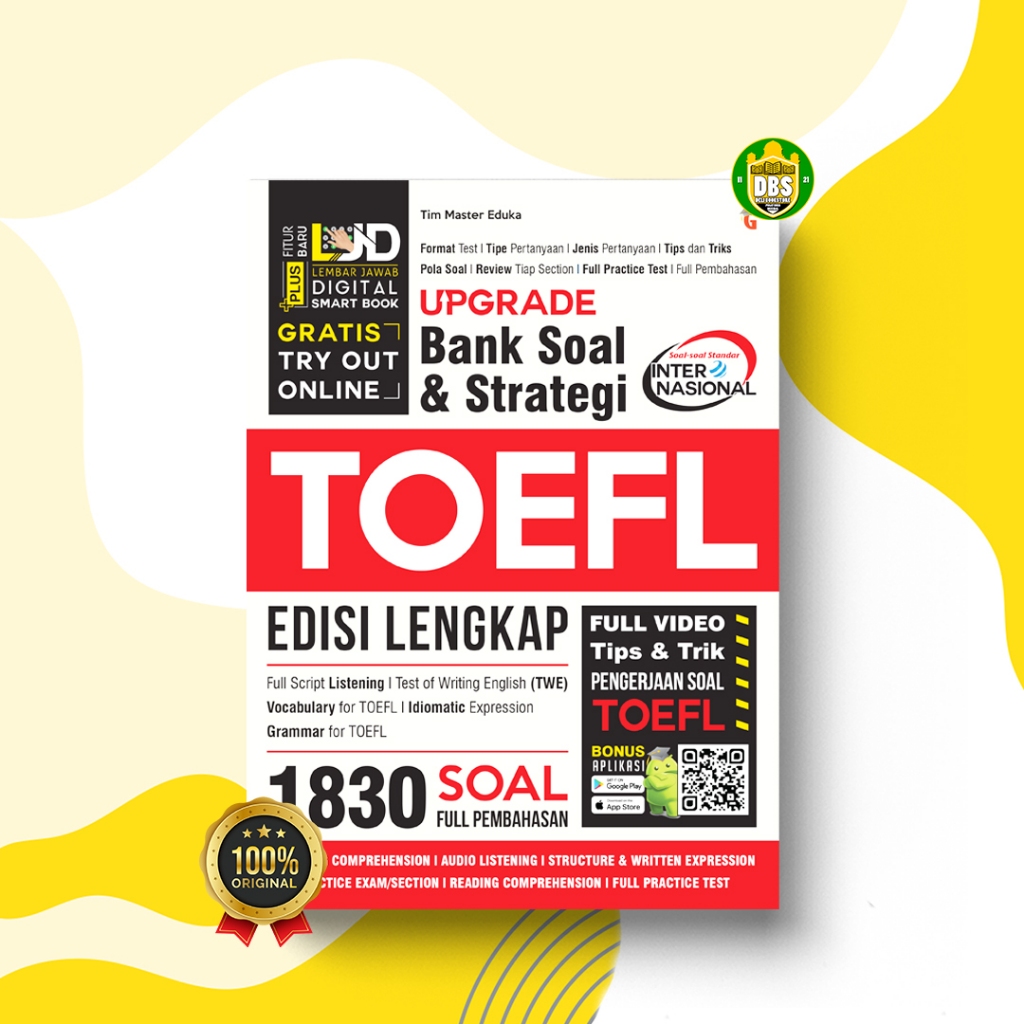 Jual Buku Tes Toefl Toeic Upgrade Bank Soal Strategi Toefl Shopee