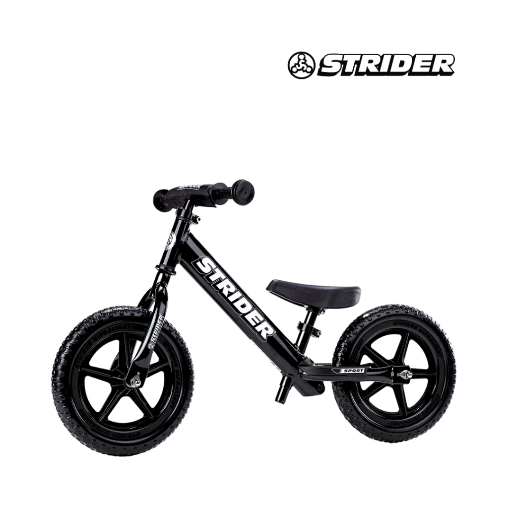 Jual STRIDER Balance Bike 12 Sport Black Shopee Indonesia