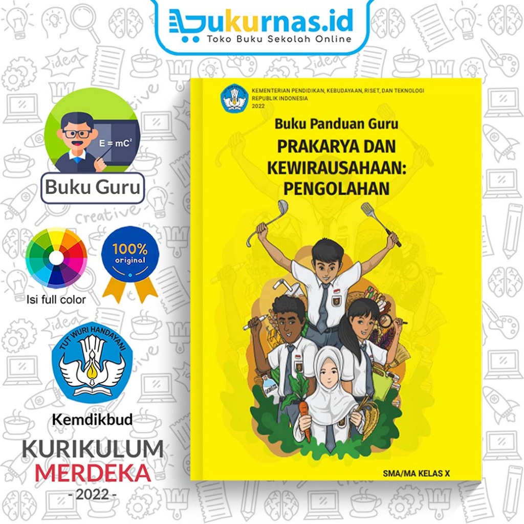 Jual Buku Panduan Guru Prakarya Dan Kewirausahaan : Pengolahan SMA/MA ...