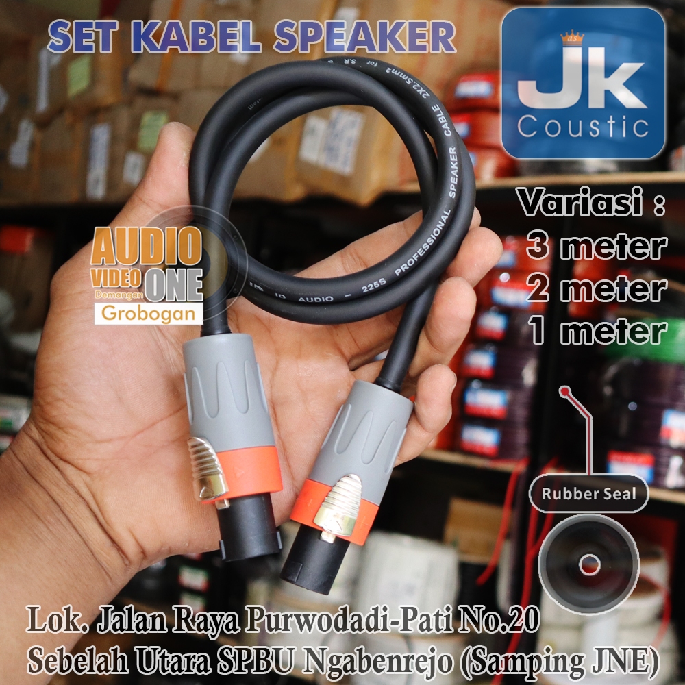 Jual Paket Kabel Speaker Id Audio X Mm Plus Jack Spikon Jk Coustic Anti Air Jack Jumper