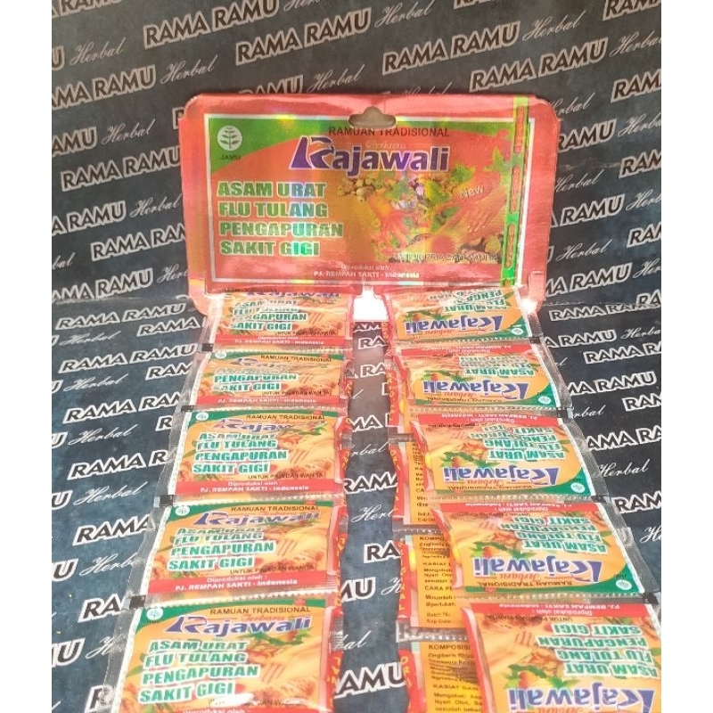 Jual rajawali kapsul ( asam urat pegal linu sakit gigi ) | Shopee Indonesia