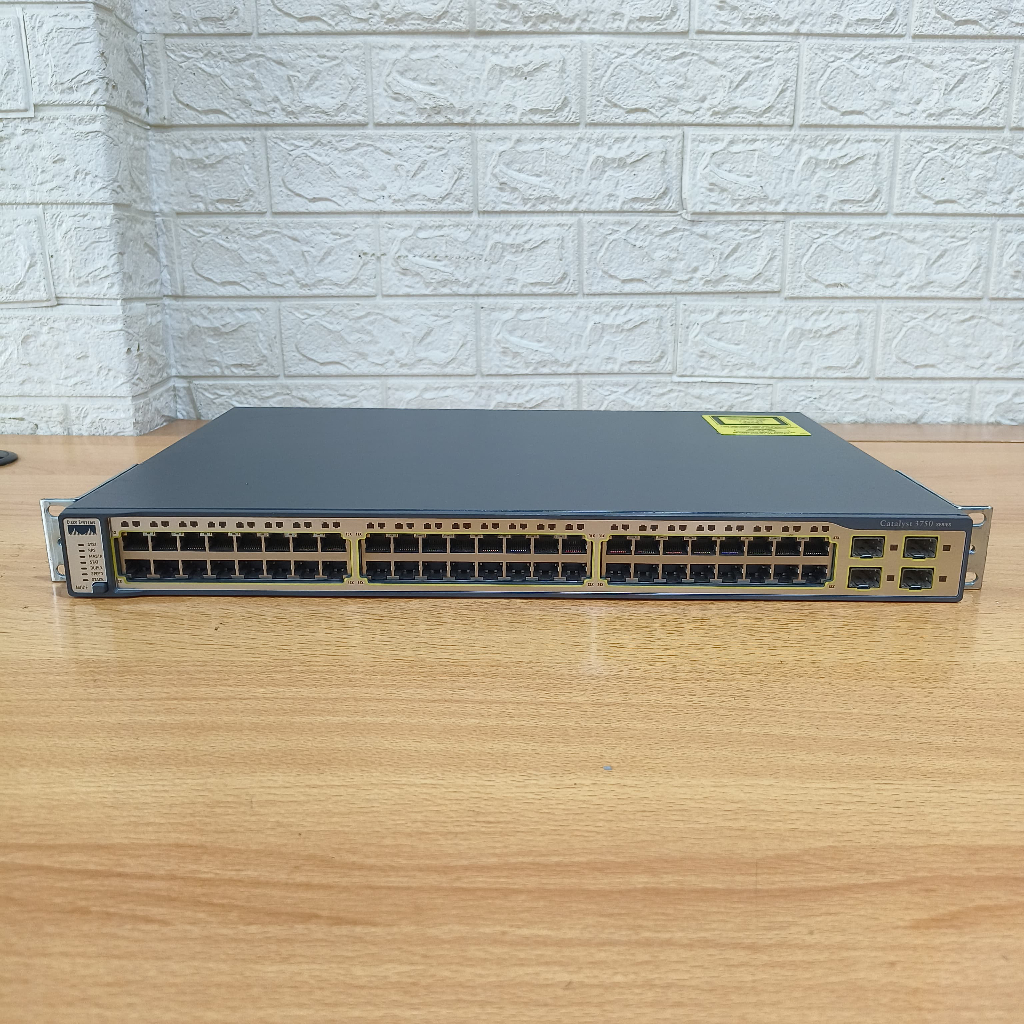 Jual Switch Cisco Catalyst 3750 48 Port Ws C3750 48ts S Shopee Indonesia