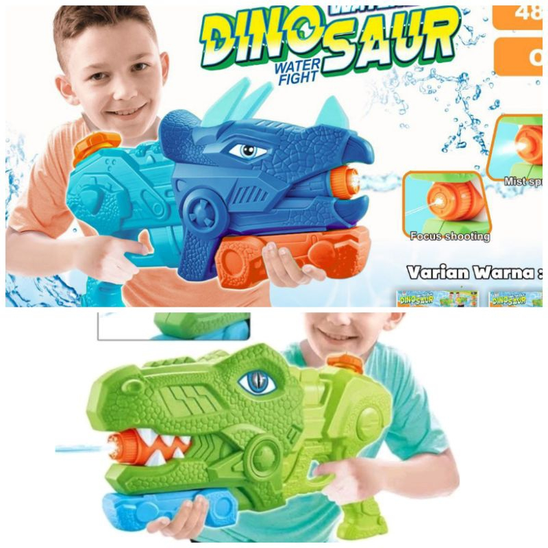 Jual MS Mainan Olahraga Anak Pistol Air Jumbo Karakter Dinosaurus