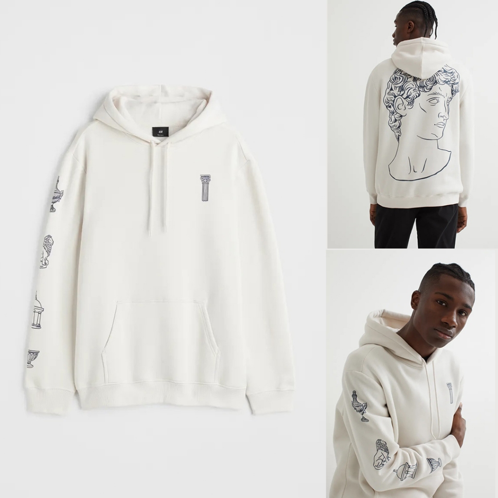 Fashion h&m broke hoodie