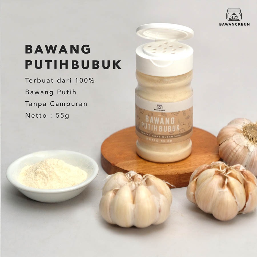 Jual Bawang Putih Bubuk 55gr By Bawangkeun Garlic Powder Bumbu Masak