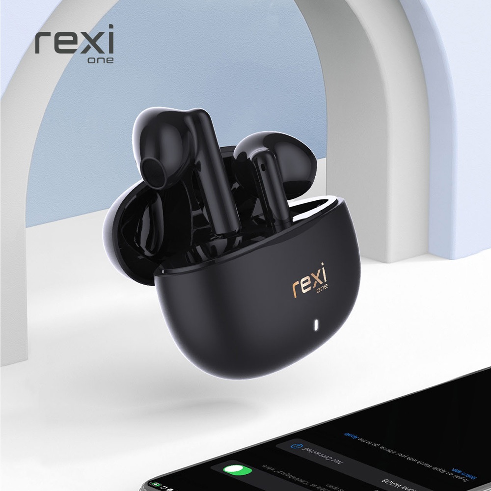 Jual rexione WA08 Extra Bass True Wireless Stereo Earphone Black ...