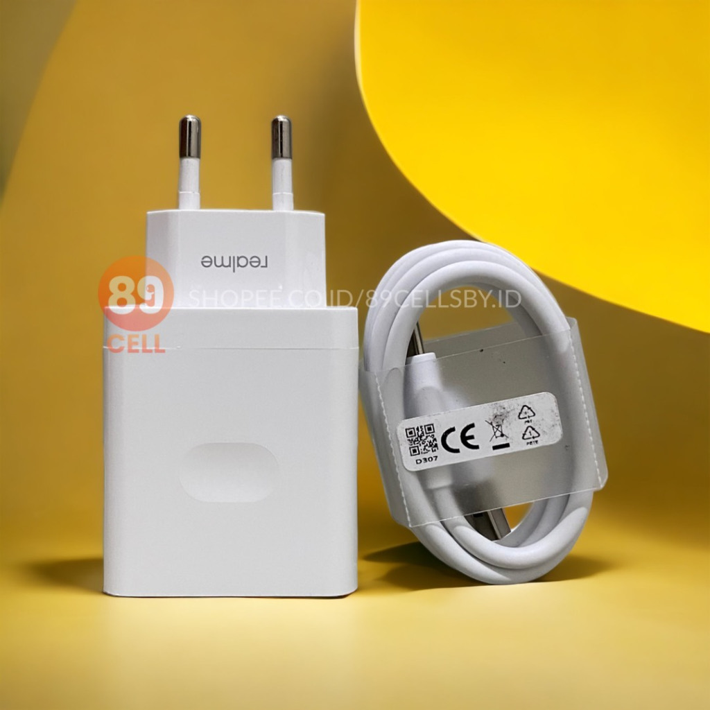 ORIGINAL Charger Realme Usb Tipe C 33W SUPER FAST CHARGING VOOC REALME C53  C55 C51 10 10 PRO PRO