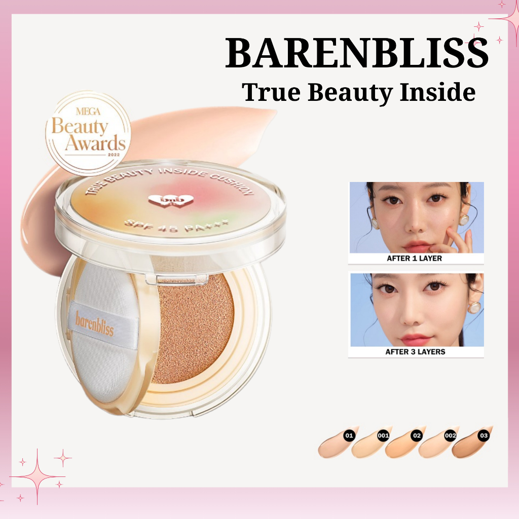 Jual BNB Barenbliss Korean Bloomatte True Beauty Inside Cushion 24H ...