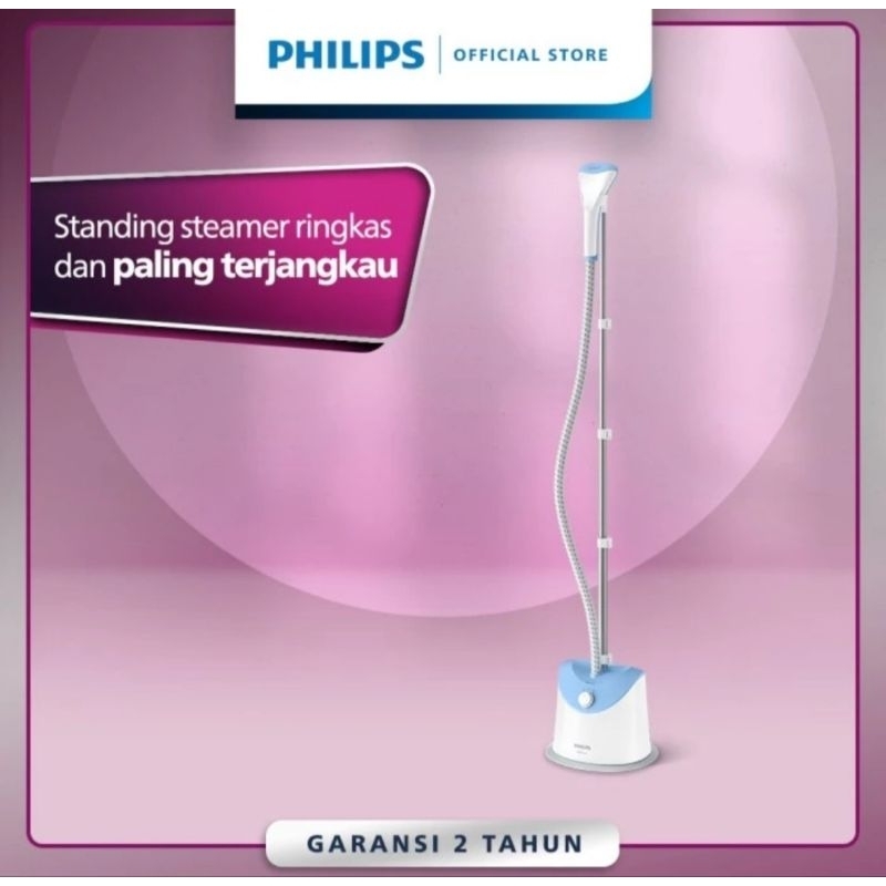 Jual PHILIPS GC482 Stand Steamer Setrika Uap Berdiri 900 Watt 1.4 Liter ...