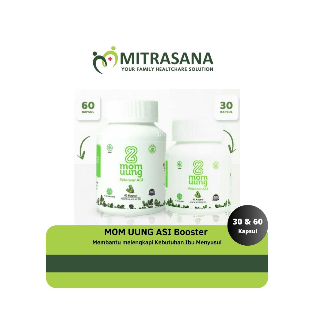 Jual MOM UUNG Asi Booster 30 & 60 Kapsul | Shopee Indonesia