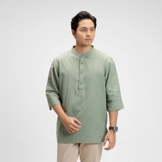 CUTOFF Zafar Kemeja Koko Rami Basic Polos Pria New Colors