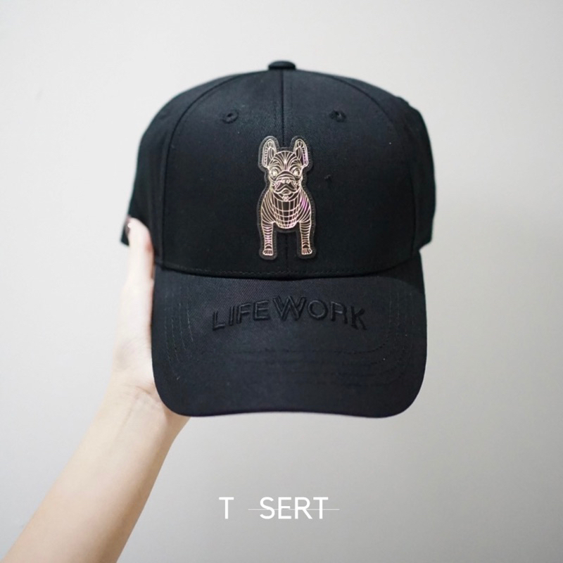 Jual LIFEWORK Gold Silicon Radog Cap Black ( 100% Authentic ) | Shopee ...