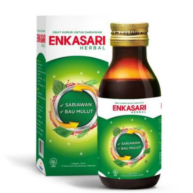 Jual ENKASARI HERBAL 120ml Mengobati Sariawan Dan Bau Mulut | Shopee ...