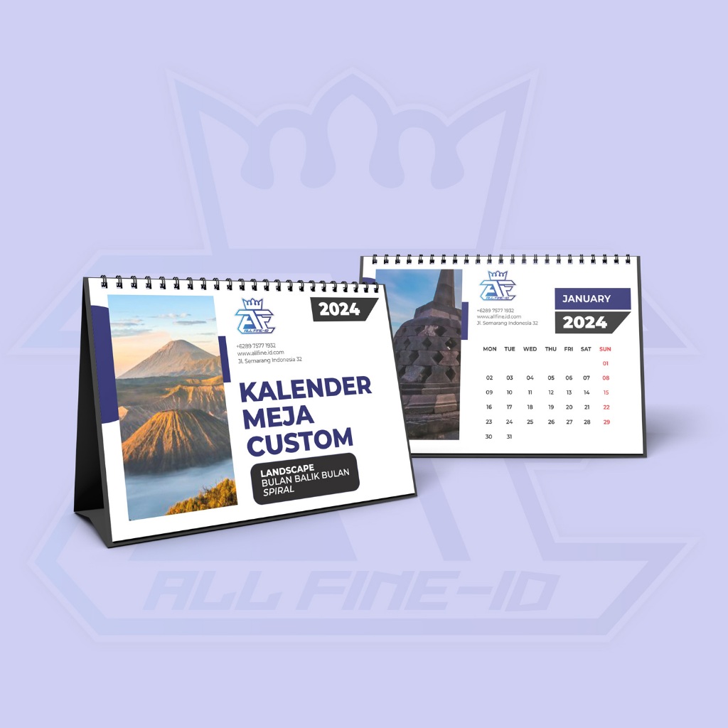 Jual Kalender Meja 2024 Custom Shopee Indonesia 1150